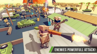 Blocky Army Base:Modern War Critical Action Strike (МОД, оружие) скриншот 6