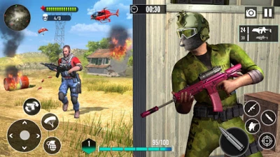 US Counter Attack FPS Gun Strike Shooting Games (ВЗЛОМ, много денег) screenshot №5