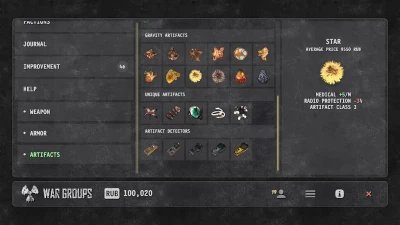 War Groups screen 7