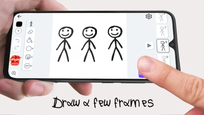 Stickman: рисовать мультики screen 2
