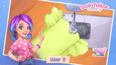 Игры для девочек Одежда, Куклы screenshot №3