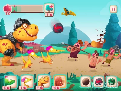 Dino Bash взлом screen 6